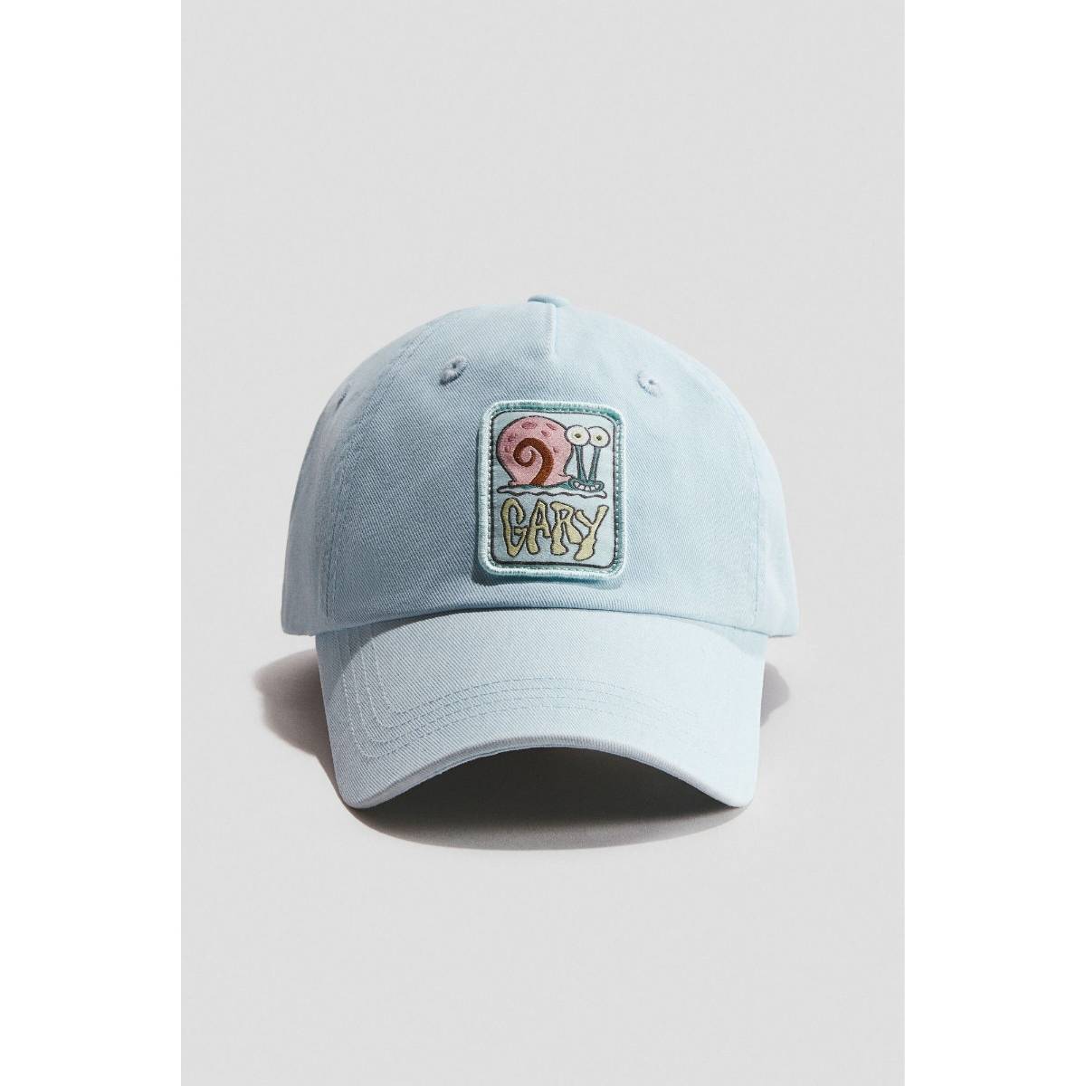 H&M Boys Blue Embroidered-Motif Cotton Twill Cap