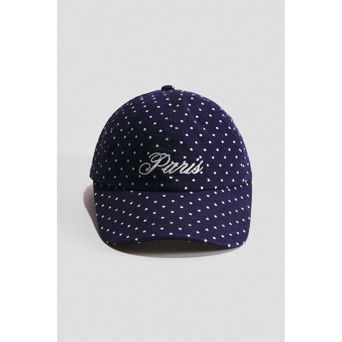 H&M Girls Blue Tie-Back Twill Cap (8-14 Years)