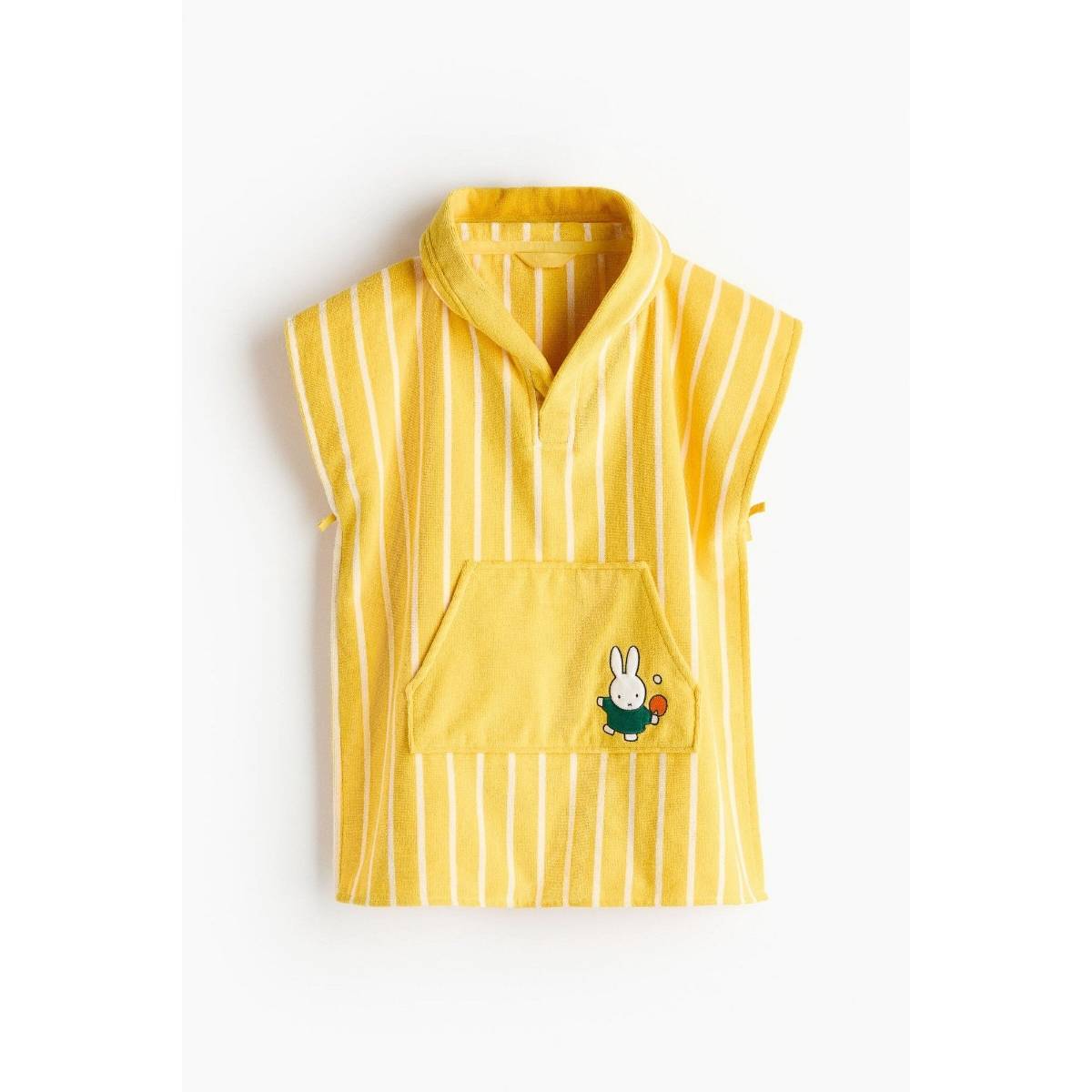 H&M Unisex Yellow Appliqud Towel Cape (One Size)