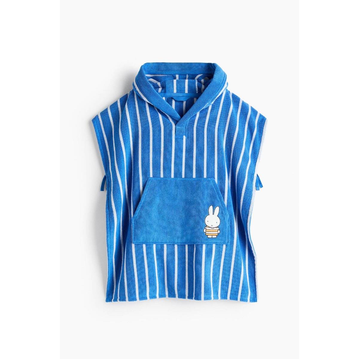 H&M Unisex Blue Appliqud Towel Cape (One Size)