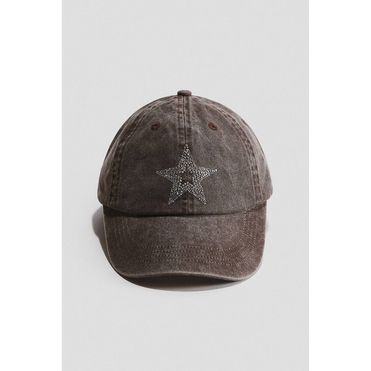 H&M Girls Brown Cap (8-14 Years)
