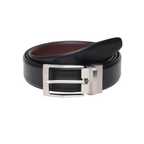 Titan Black & Brown Leather Belt for Men