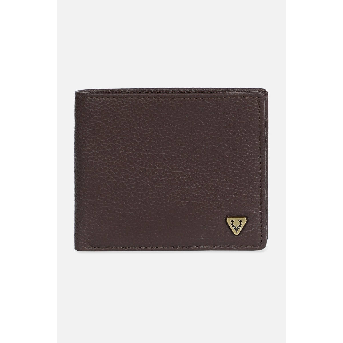 Allen Solly Men Brown Textured Leather Wallet