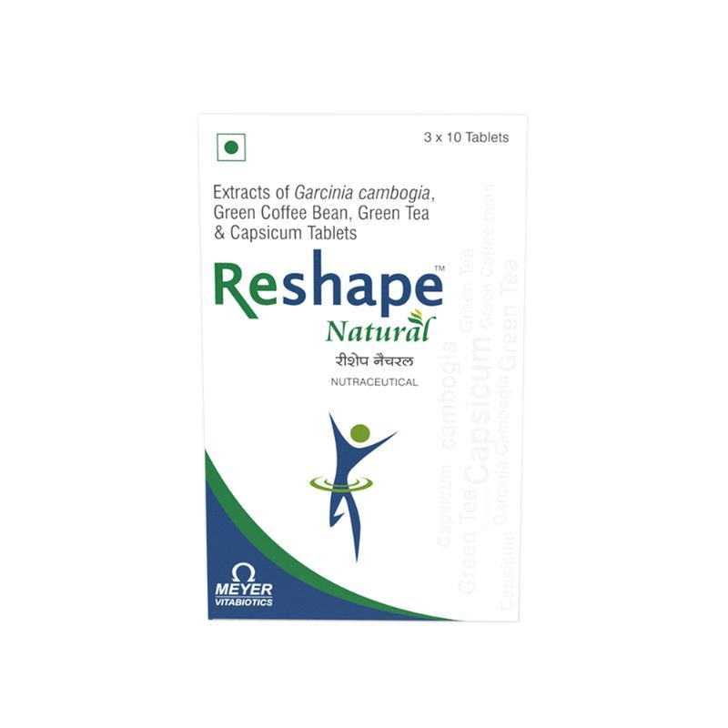 Reshape Natural Health Supplement (with Coffee Bean And Green Tea Extracts)
