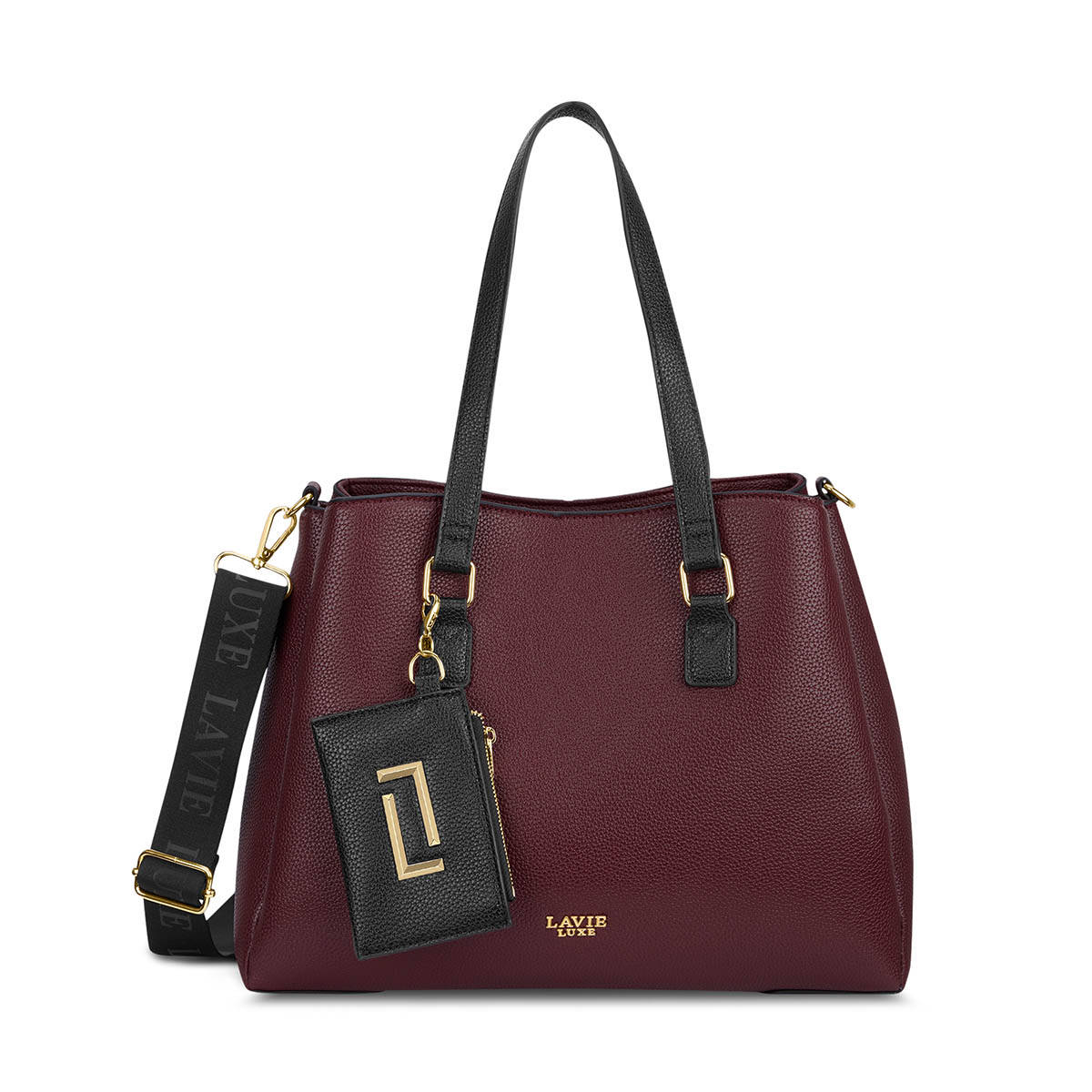 Lavie Luxe Women's Rumi 14 Inch Laptop Large Satchel Handbag