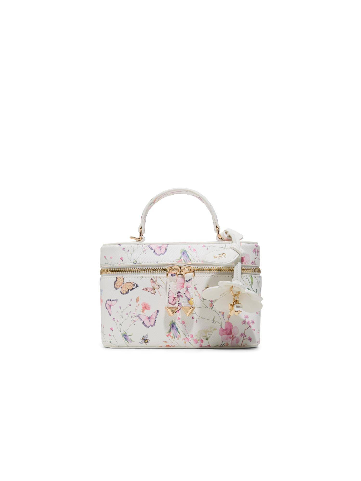 Aldo KKALLINA White Women Top Handle Bucket Bag With Detachable Strap
