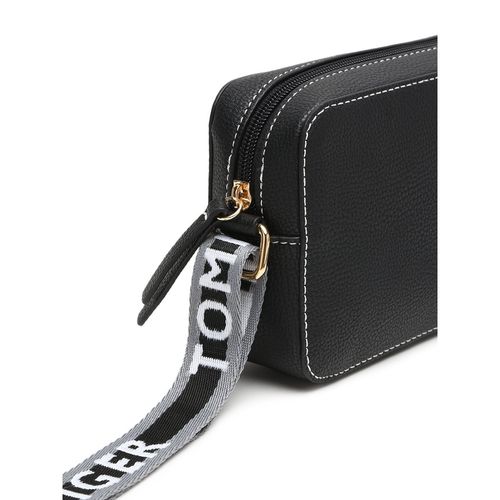 Buy Tommy Hilfiger Women Solid Black Sling Bag Online