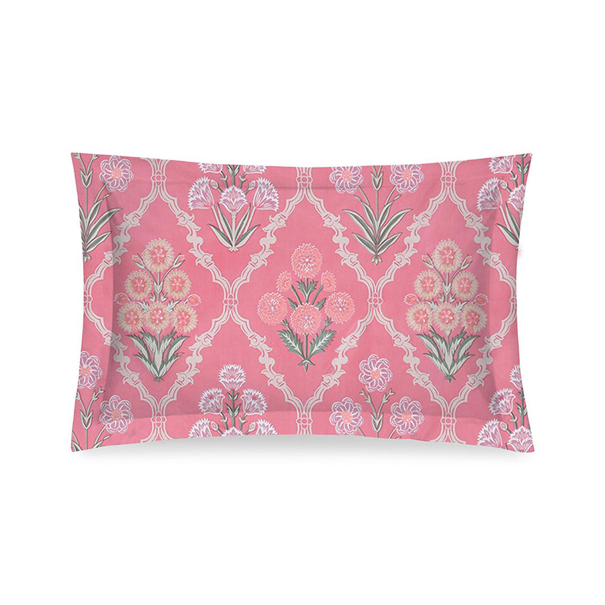 At Home by Nilkamal Aurora Milange Pillow Covers with Frill Set of 2