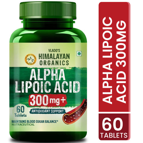 Buy Vlado's Himalayan Organics Alpha Lipoic Acid 300Mg Boost Liver Function  Healthy Blood Sugar Tablets Online