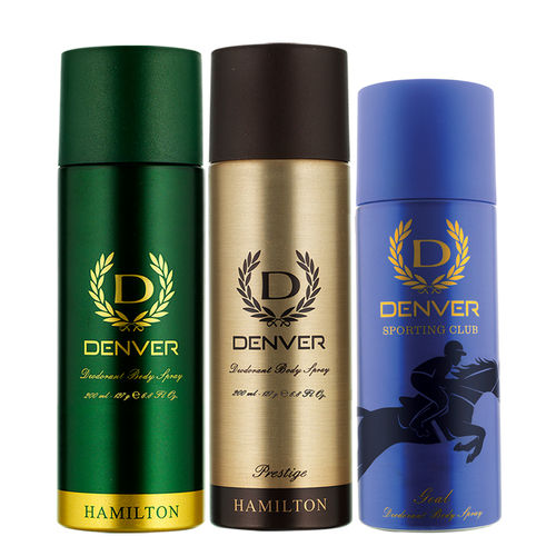 Denver Hamilton, Prestige and Goal Deo (Pack of 3): Buy Denver Hamilton, Prestige and Deo (Pack of 3) Online at Best Price India | Nykaa