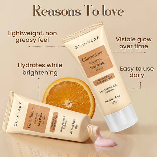 Buy Glamveda Glutathione Skin Brightening Face Cream with Vitamin C