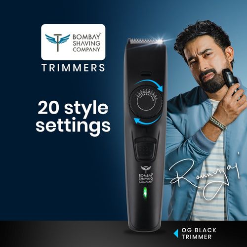 Bombay Shaving Company Beard Trimmer with USB Fast Charging, Black: Buy  Bombay Shaving Company Beard Trimmer with USB Fast Charging, Black Online  at Best Price in India | Nykaa