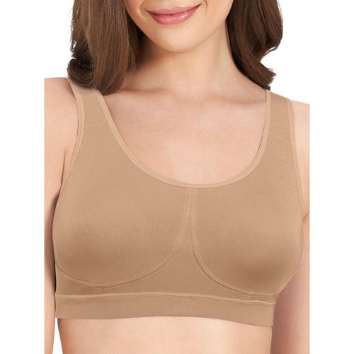 Amante All Day At Home Removeable Padding Non-wired Bra - Nude (XL)