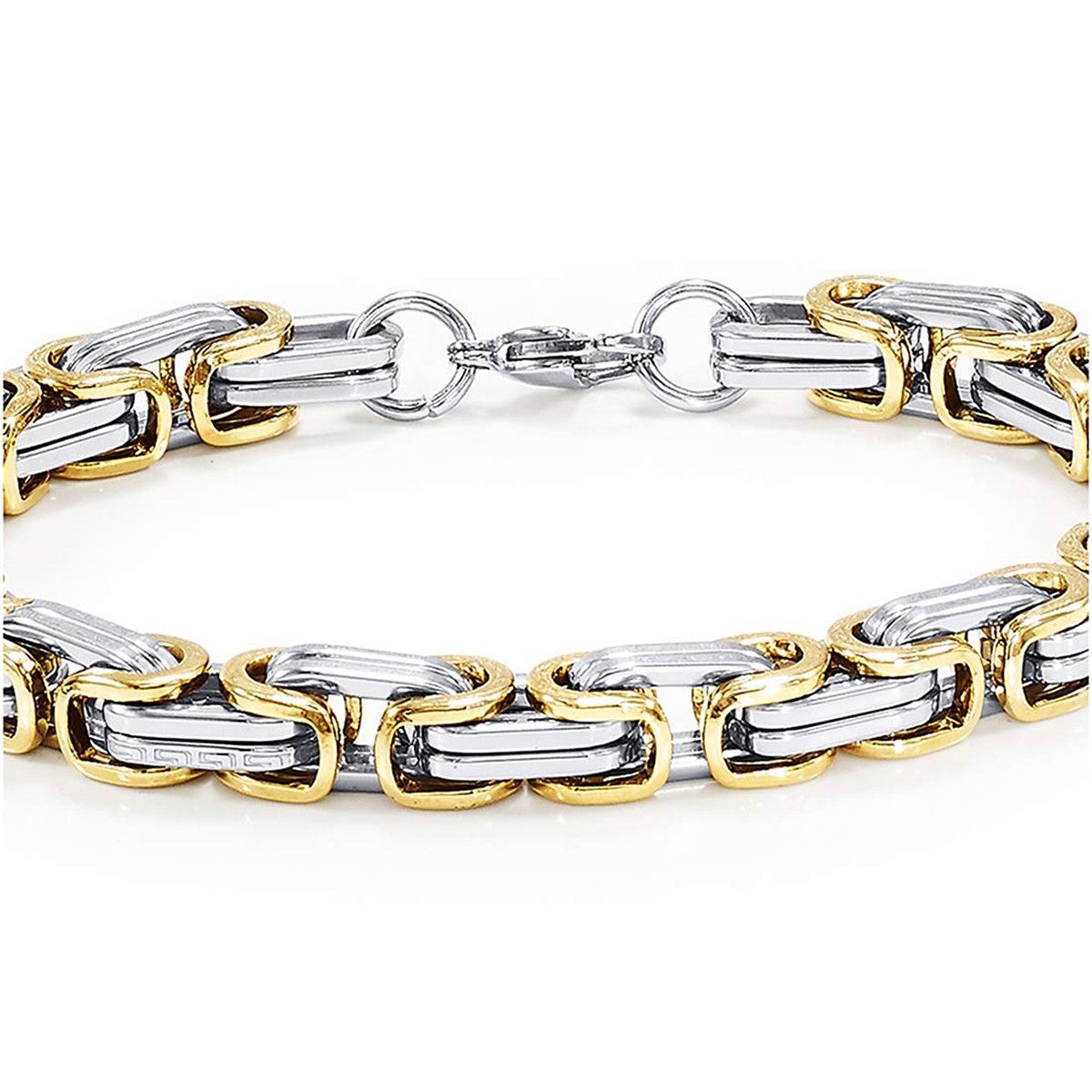 18kt Yellow Gold Over Sterling Silver Byzantine Bracelet with Magnetic  Clasp  RossSimons