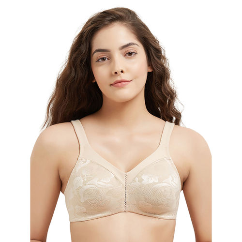 Buy Wacoal Awareness Non-Padded Non-Wired Full Coverage Full Support  Everyday Comfort Bra - Beige Online