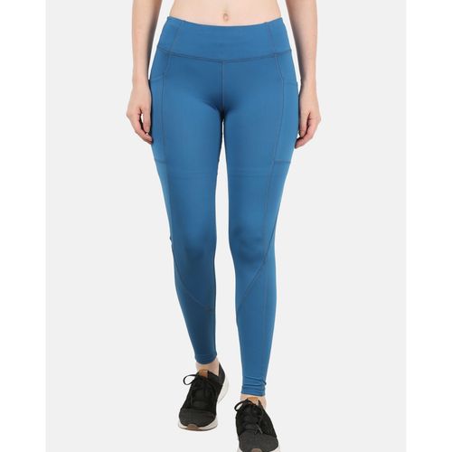 Buy The Dance Bible Blue Seamless Workout Leggings With Deep Side