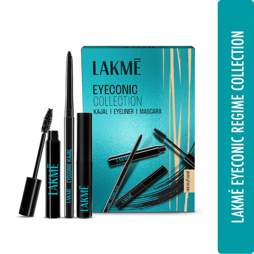 Lakme Eyeconic Collection - Eye Regime Kit, Smudgeproof, Waterproof, Lasts 24 Hrs