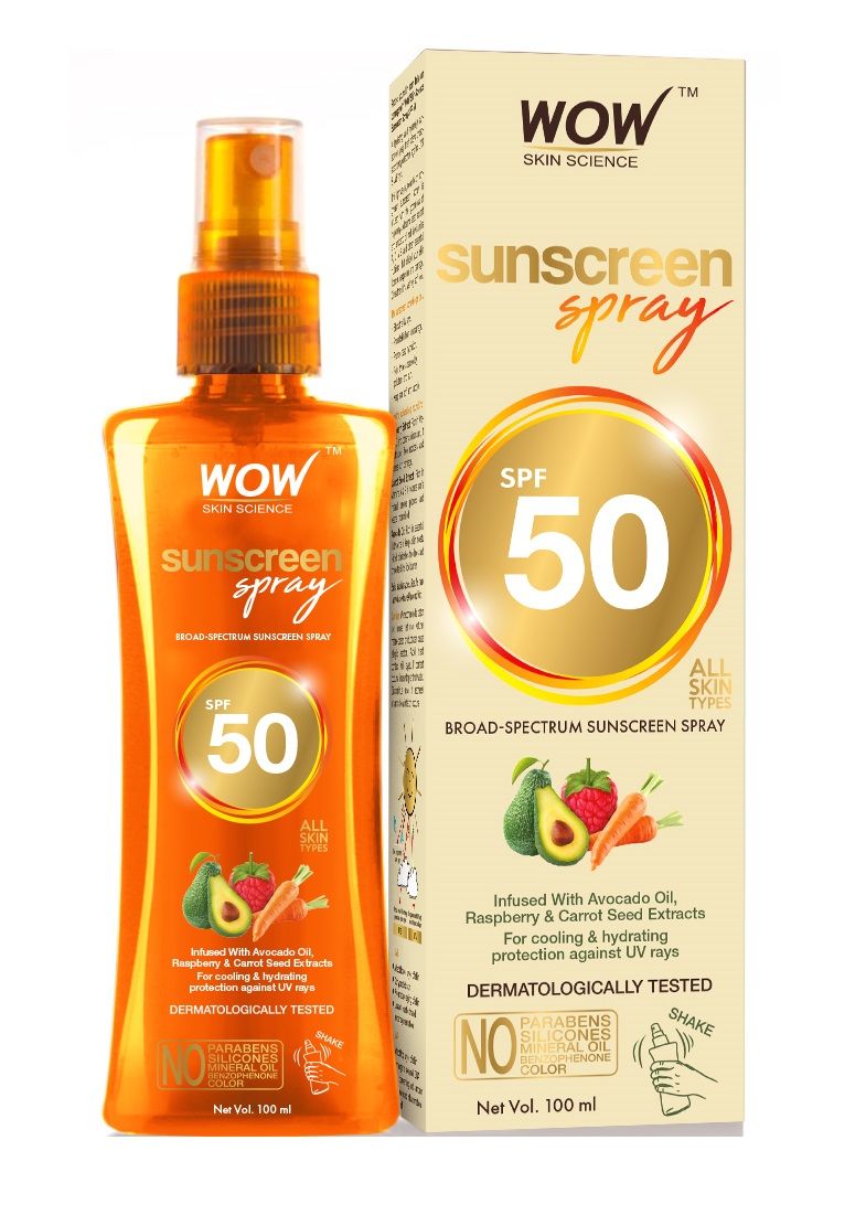 WOW Skin Science UV Water Transparent Sunscreen Spray SPF 50