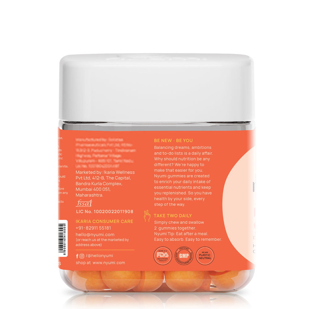 Nyumi Radiant Skin Gummies with Curcumin and Hyaluronic Acid Buy Nyumi