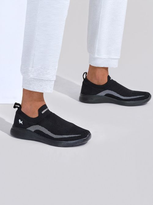 Buy Neeman's Everyday Basic Slip On Black Sneakers Online