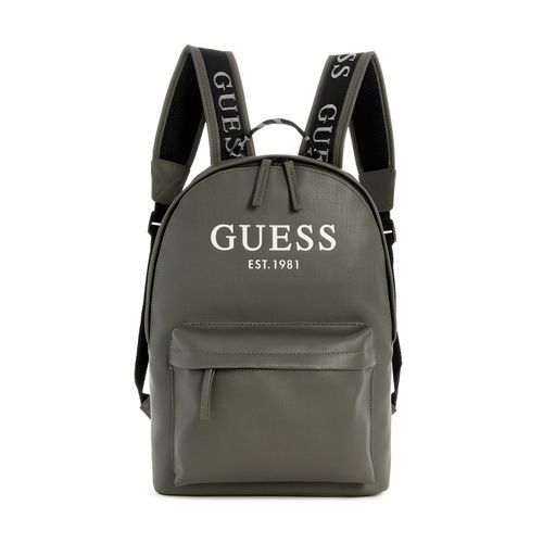 Guess Polyurethane Grey Solid Women Outfitter Backpack - Main Image