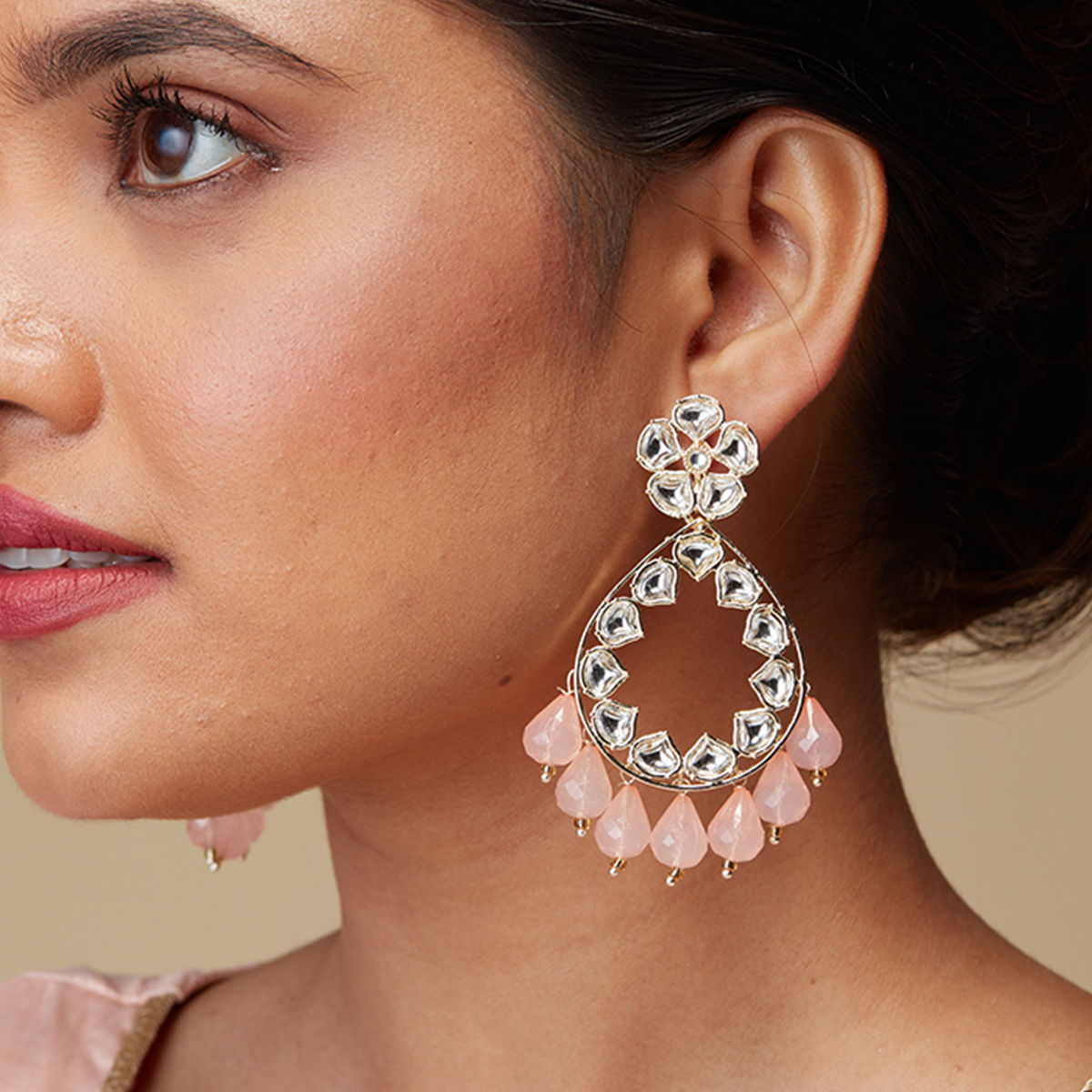 Buy Navratna Cocktail Earrings Buy Earrings Online Cheap Long Earrings  Online Shopping Traditional Jhumkas Online Meenakari Jhumkas Online  Cocktail Earrings cocktail party earrings Meenakari Jhumkas Online   Ishhaara