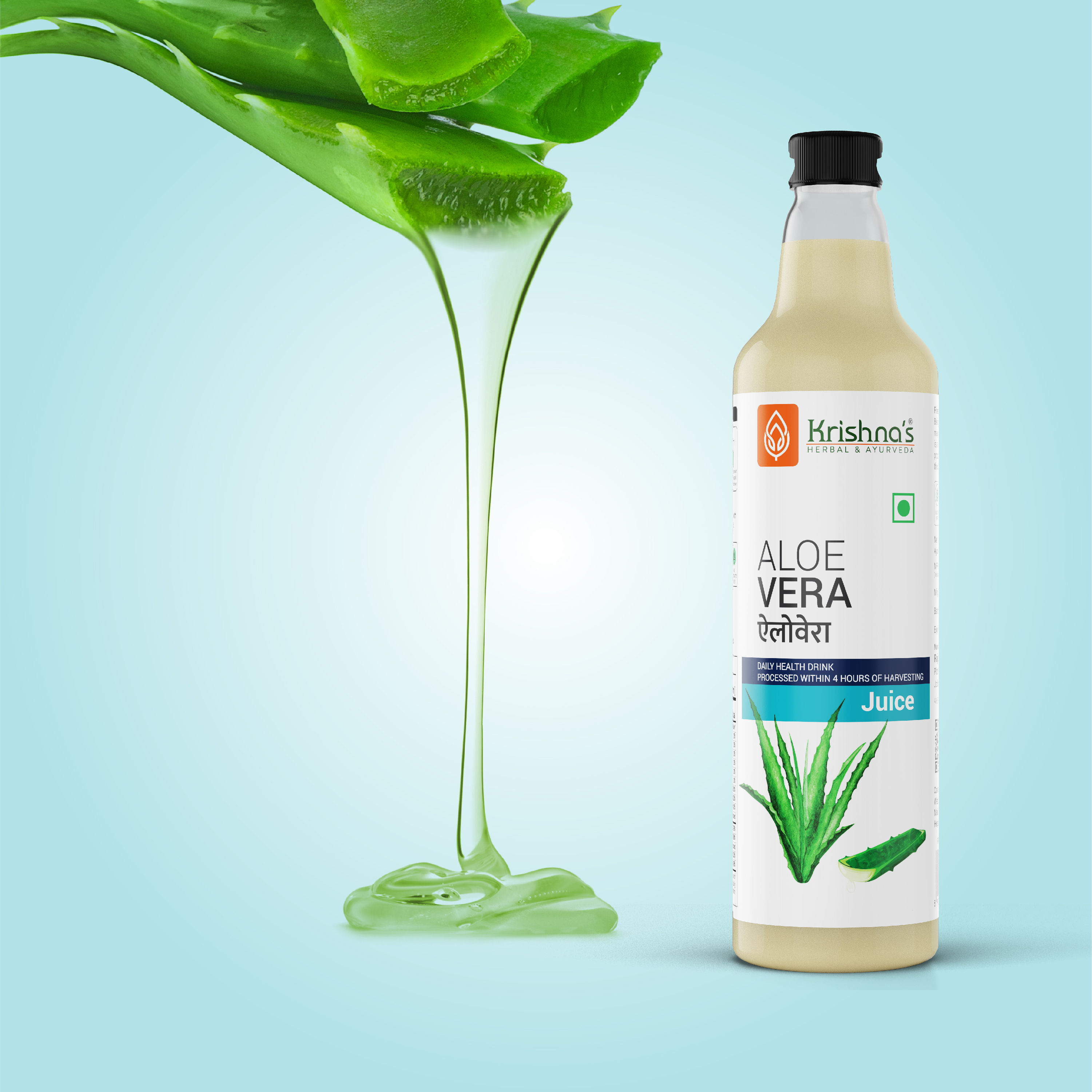 Krishna's Herbal & Ayurveda Aloe Vera Juice (Glass Pack) Buy Krishna's