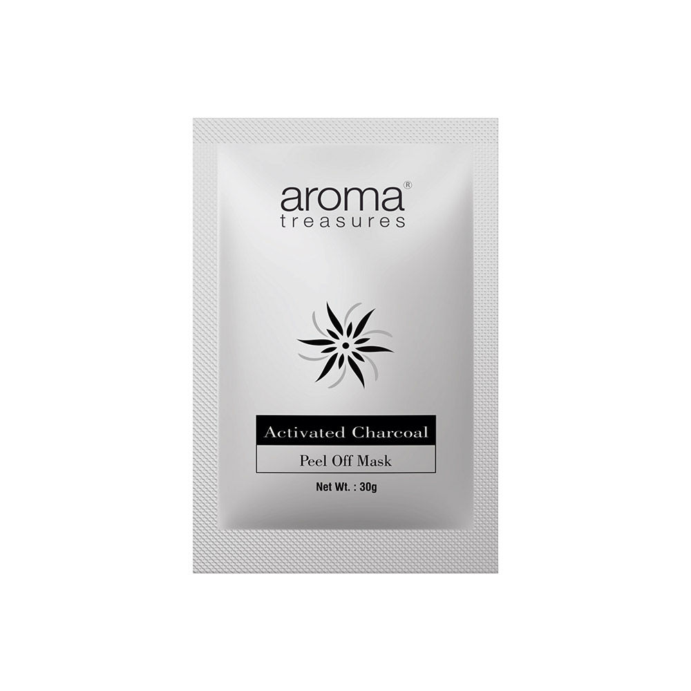 Aroma Treasures Activated Charcoal Peel Off Mask - Pack of 3