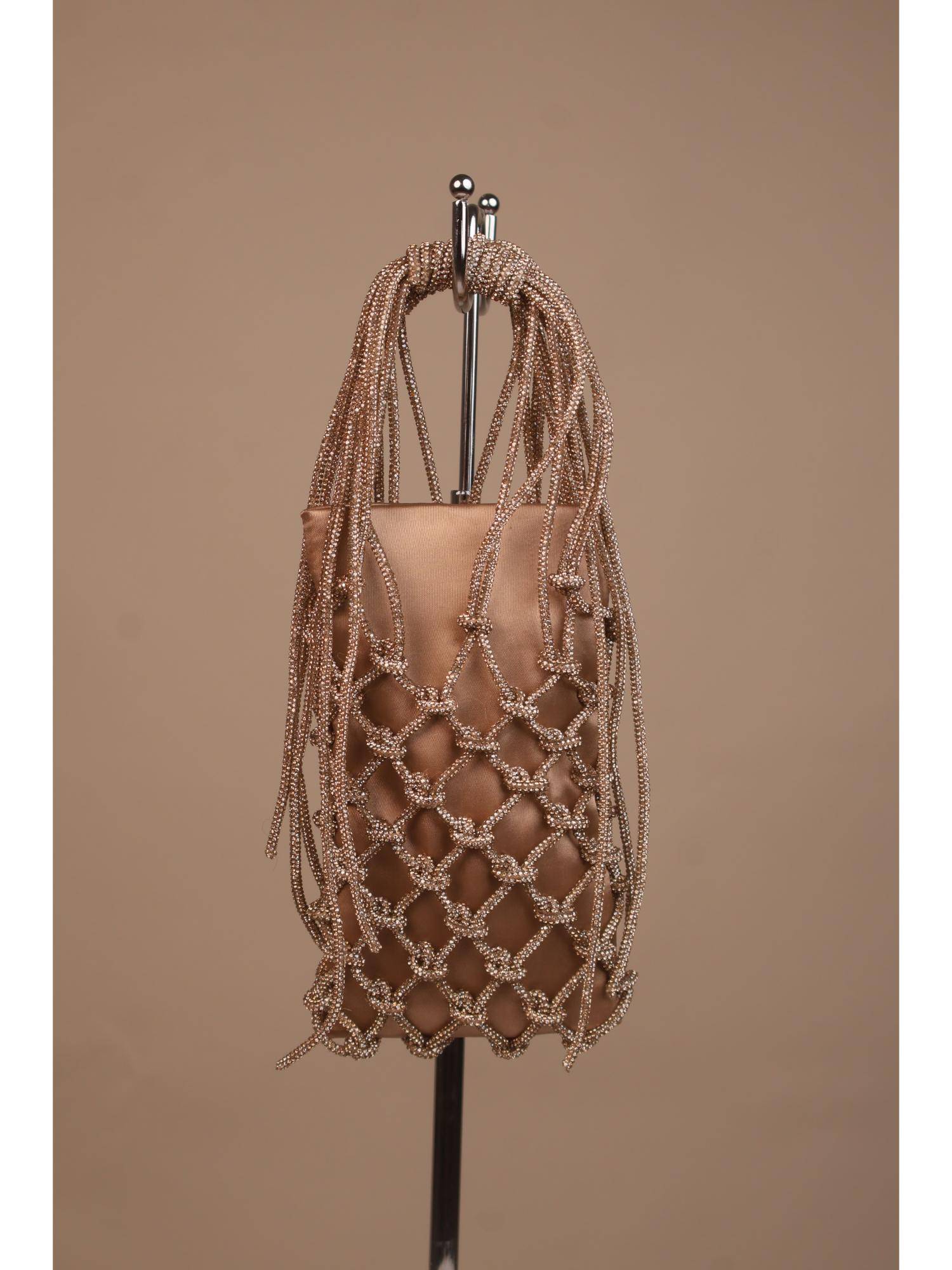 FOREVER NOOR Zaya Phone Handbag With Pocket - Gold