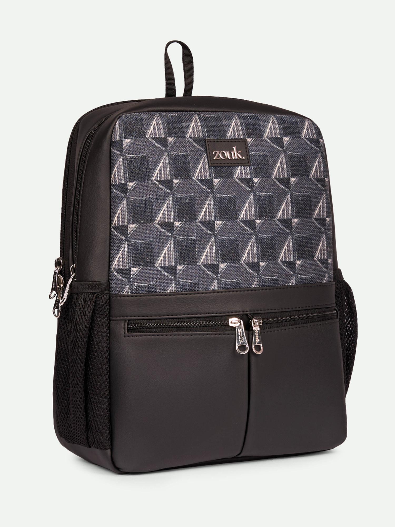 Buy Zouk Kochi Carbon Mens Office Backpack Online