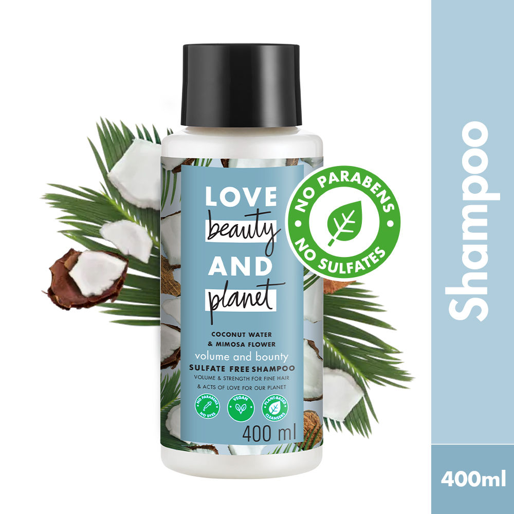 Love Beauty & Planet Coconut Water and Mimosa Flower Sulfate Free Volume and Bounty Shampoo