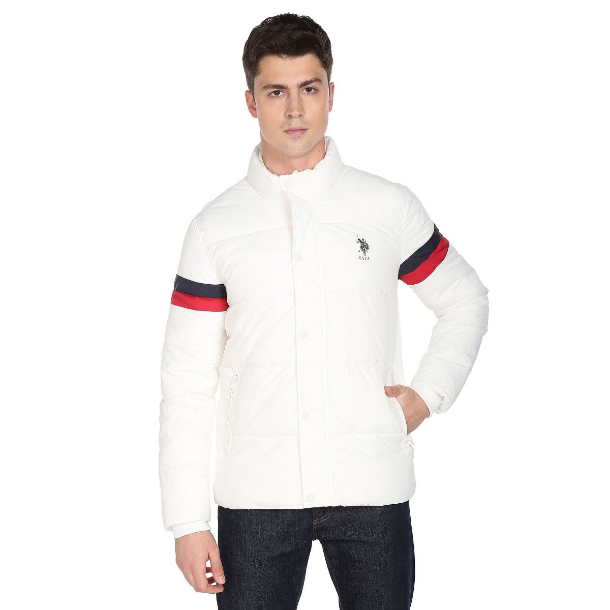 Us polo hot sale assn white jacket