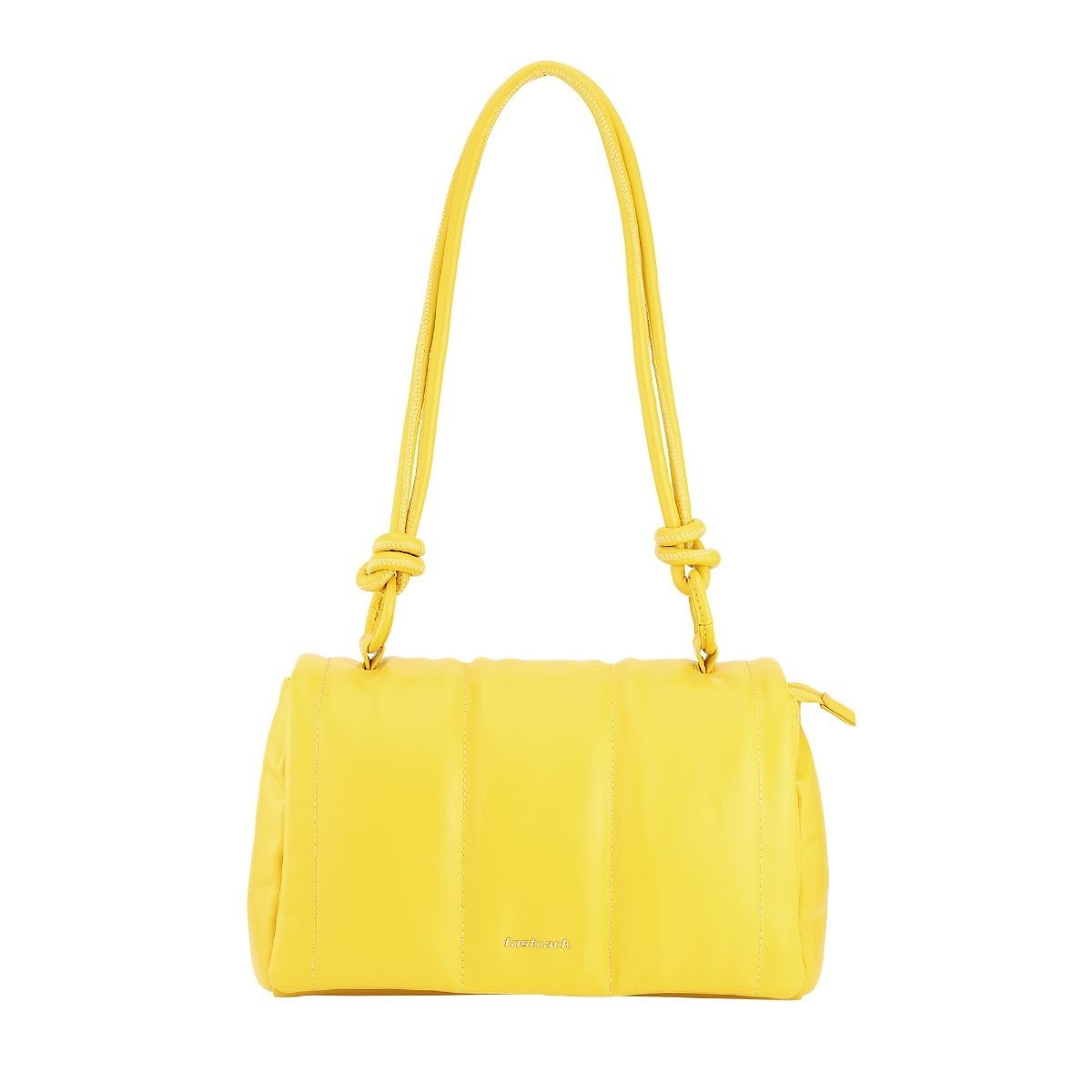 Buy Fastrack Yellow Freesia Quilted Satchel Bag Online