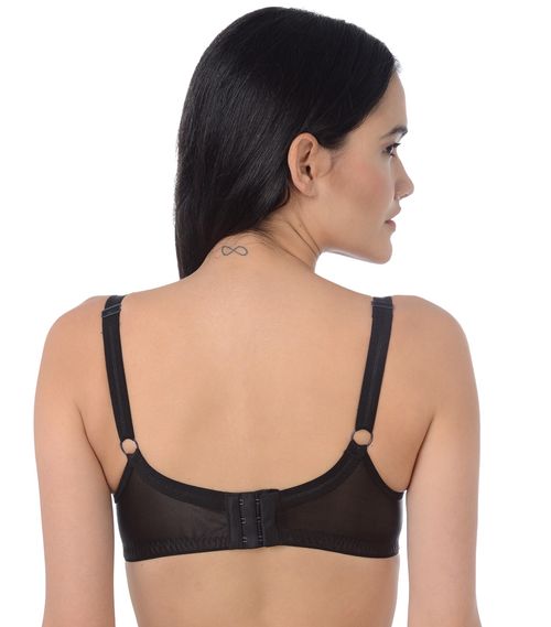 Buy Da Intimo Satin Day Wear Bra - Black (38B) Online