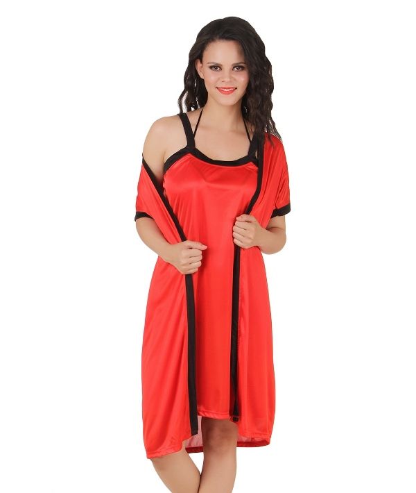 Buy KLOVVY Lingerie Night Dress/ Lingerie Sets/Night Lingerie Set/ Babydoll  Night Lingerie Red Color Online at Best Prices in India - JioMart.