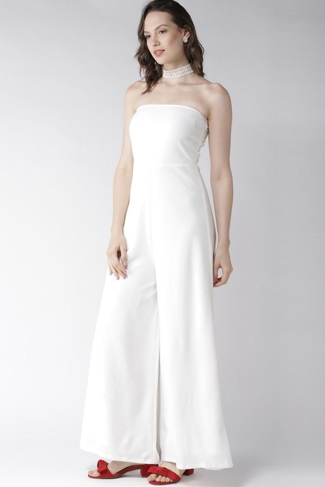 Buy Twenty Dresses By Nykaa Fashion For The Love Of White Jumpsuit Online