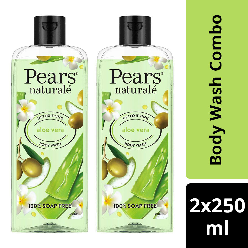 Pears Naturale Detoxifying Aloevera Bodywash - Pack Of 2