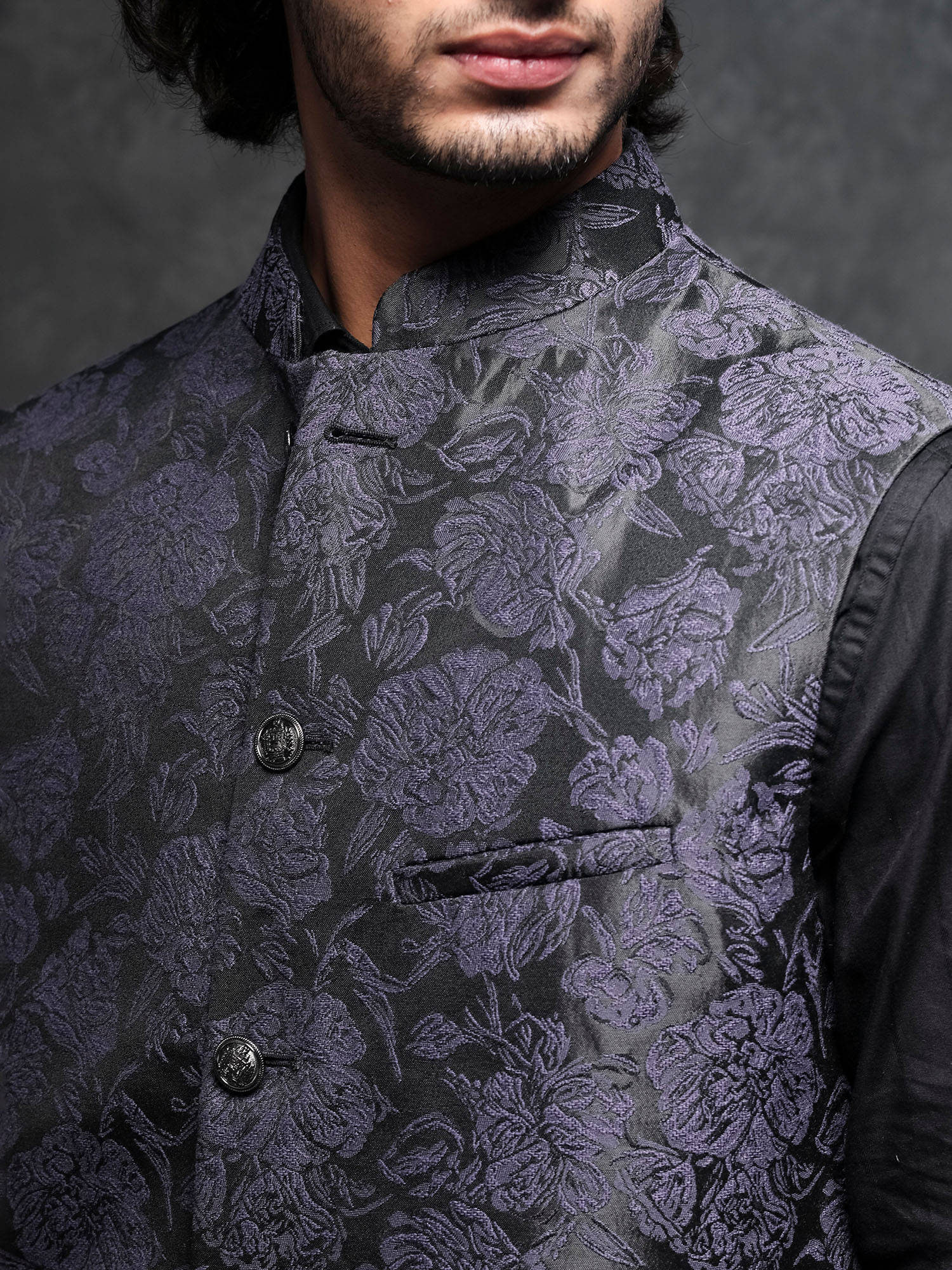 Rare Rabbit Bandi Buy Rare Rabbit Floral Jacquard Bandi Online