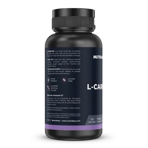 nutrabay l carnitine Pro Liquid L-Carnitine + Vitamin B5 at Best Price in India