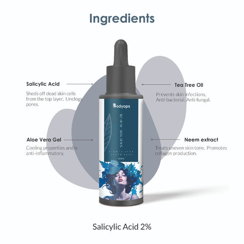 Buy BODYOPS Salicylic Acid 2% & Glutathione 10% (30ml Each - Pack Of 1)  Online
