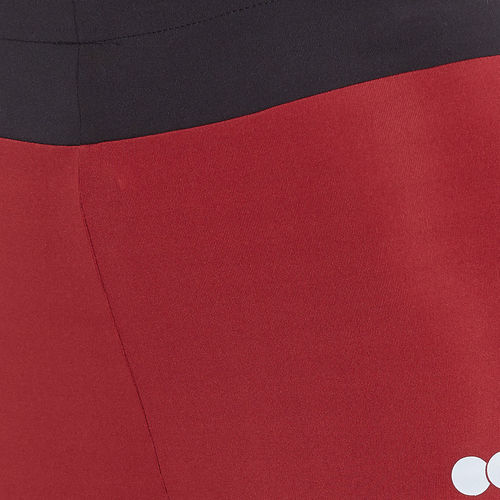 Buy Clovia Activewear Ankle Length Tights - Red Online