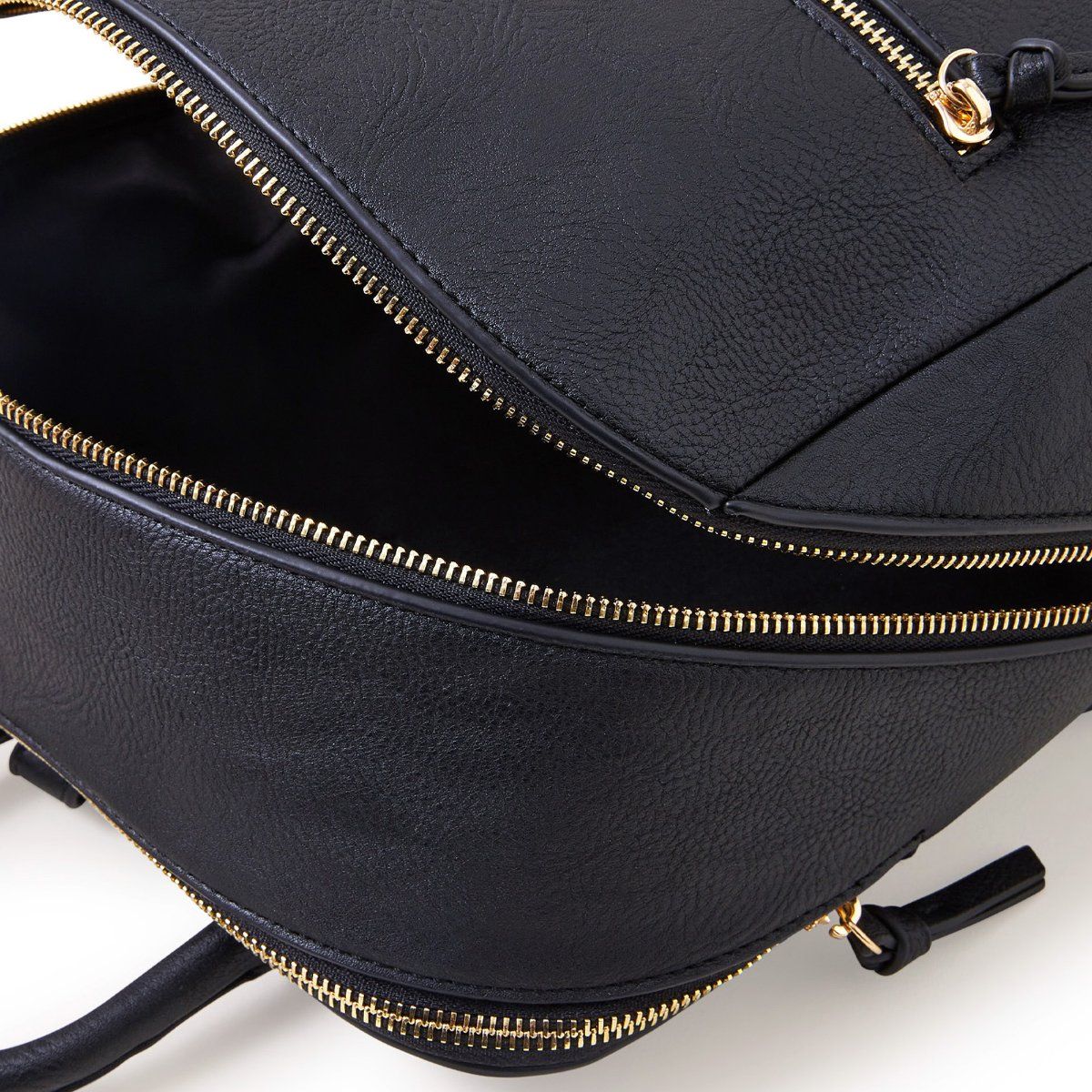 Buy Accessorize London Women's Classic Zip Around Backpack Black Online