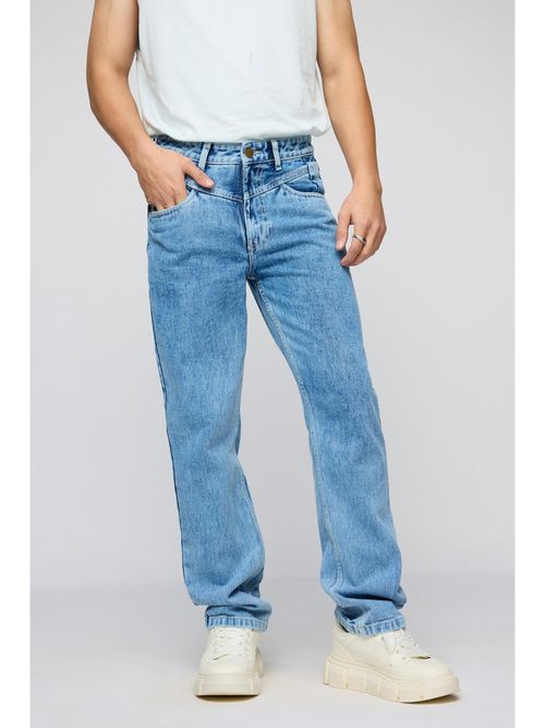 FREAKINS Clean Slate Yoke Panel Men's Straight Fit Jeans