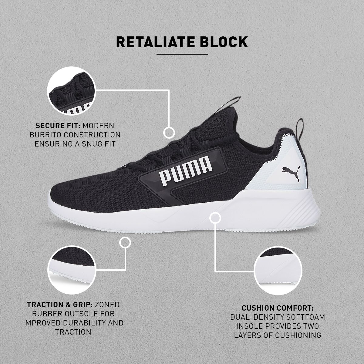 puma retaliate men's training shoes