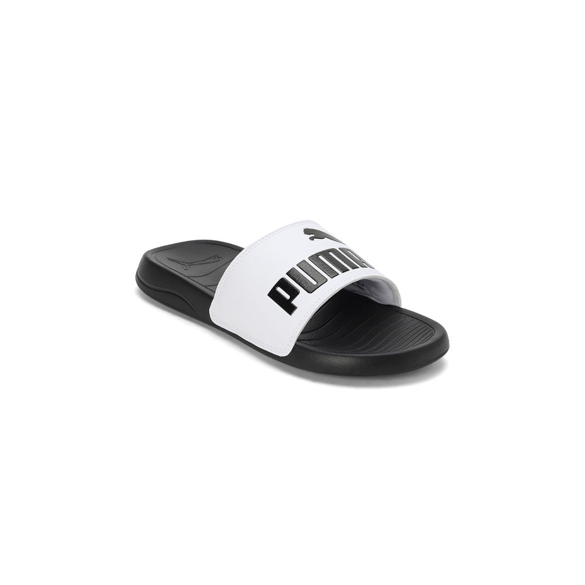 Puma Popcat 20 RES Unisex Black Slides UK 7