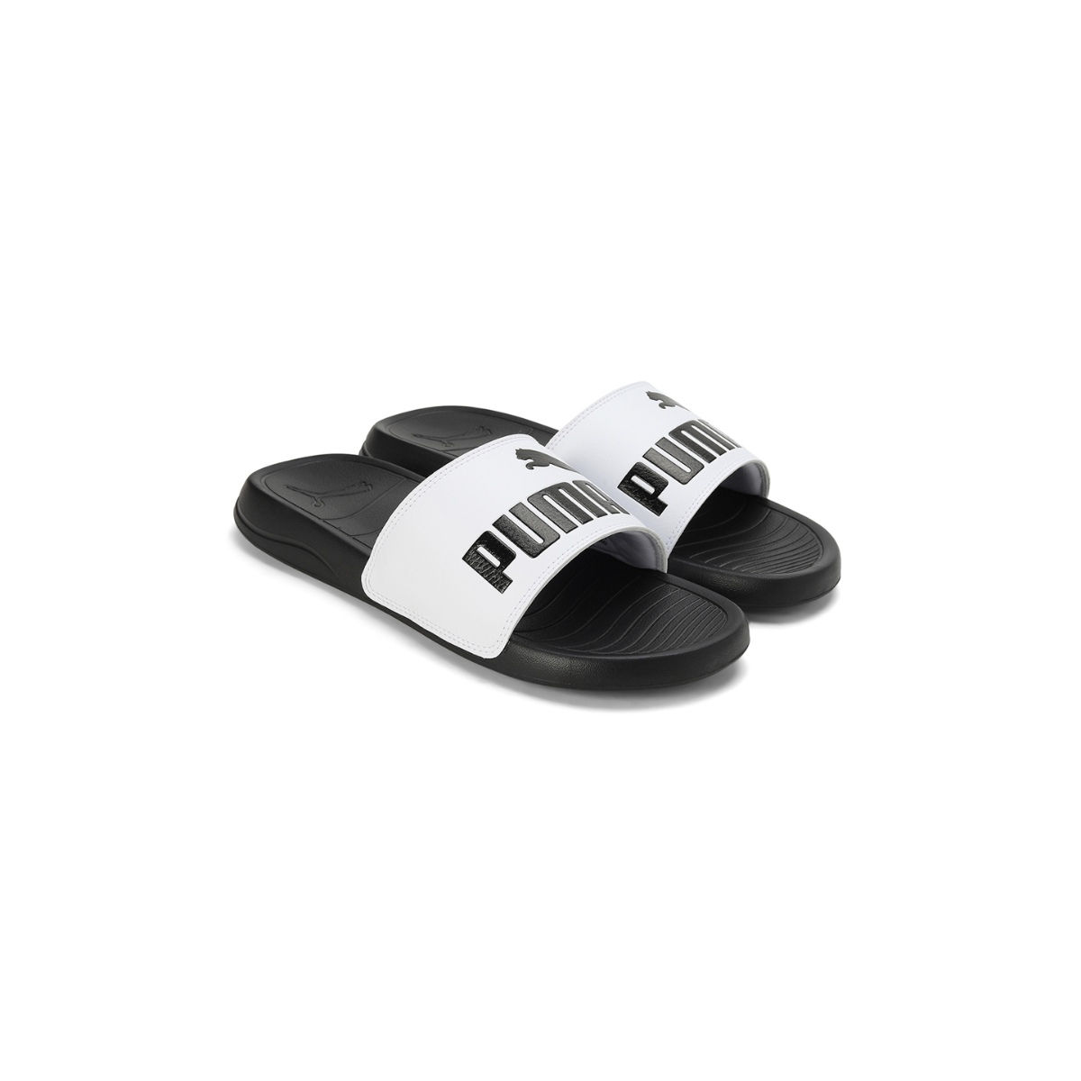 Puma Popcat 20 RES Unisex Black Slides UK 7