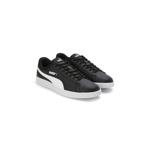 Puma Smash V2 Unisex Black Sneakers