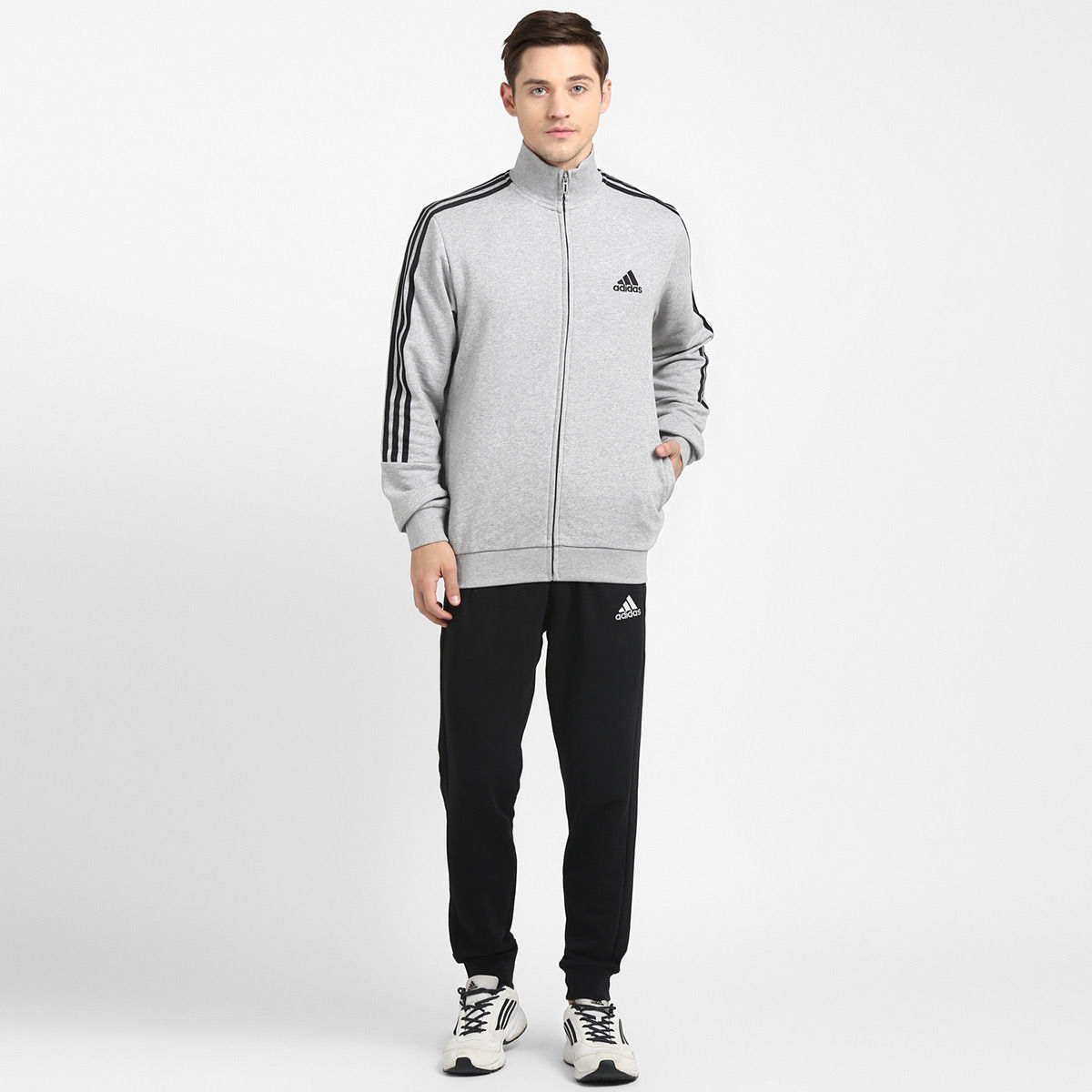adidas pinstripe tracksuit