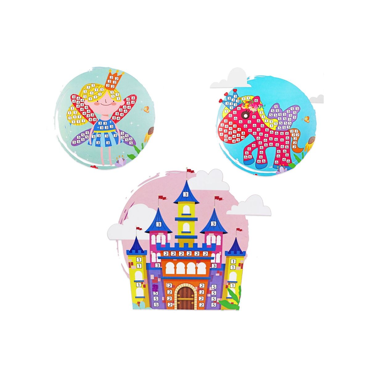 Scoobies Glitter Mosaic Art Set Pink Buy Scoobies Glitter Mosaic Art