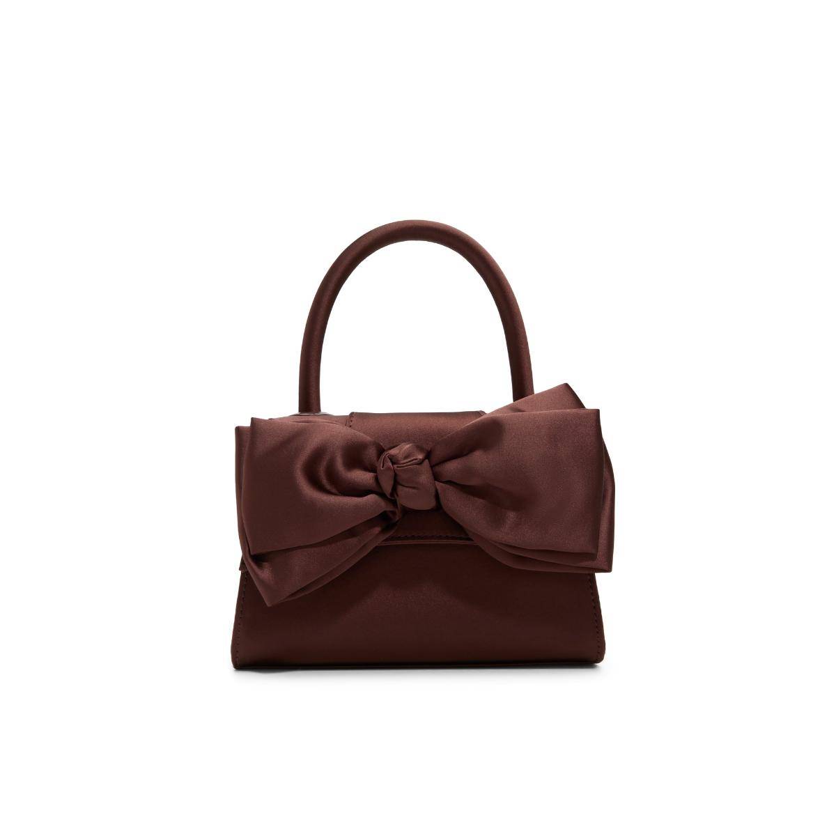 Aldo DECADENCE Womens Brown Top Handle Handbag With Detachable Strap